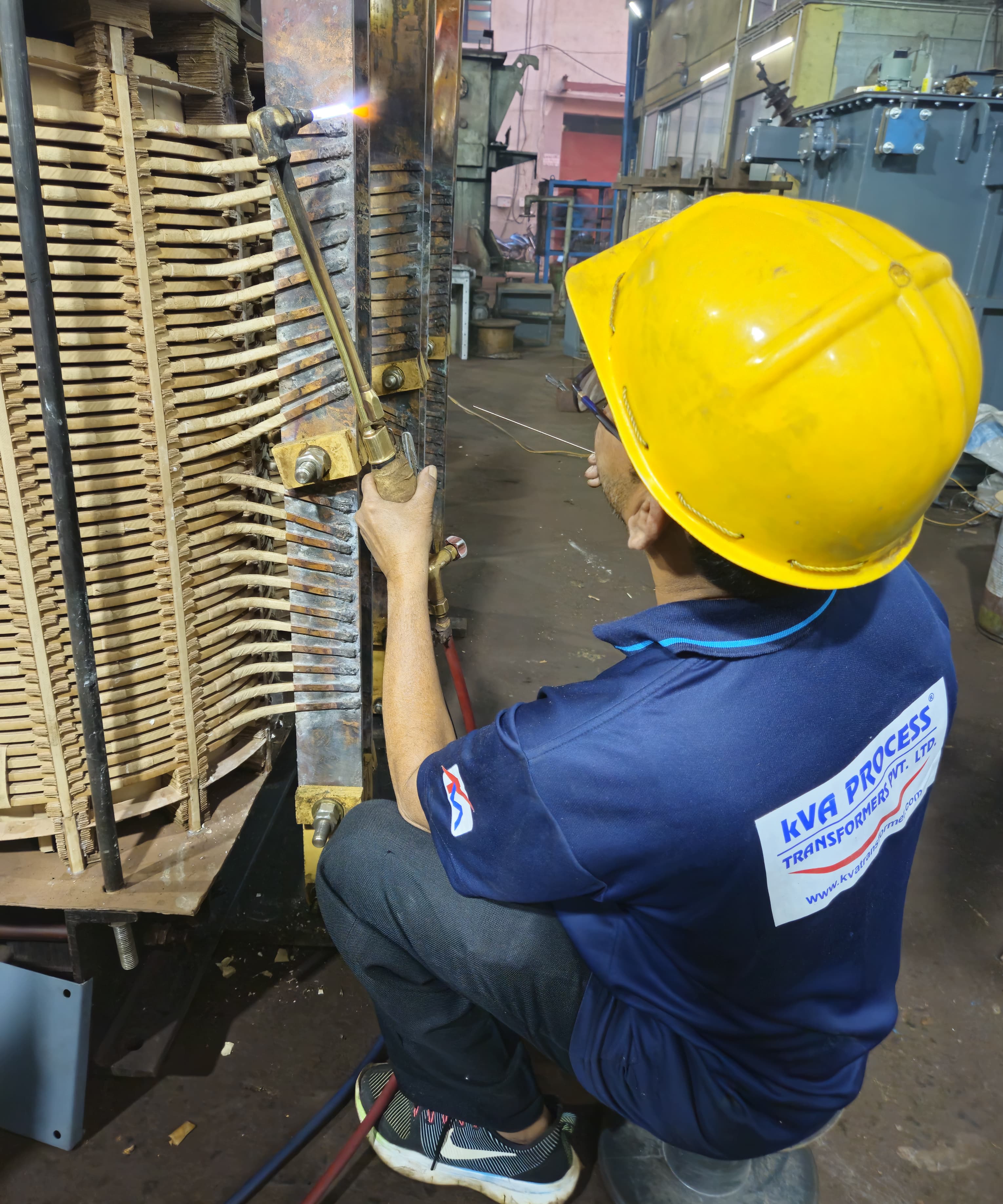 Core and Coil Assembly of Submerged Arc Furnace Transformer
